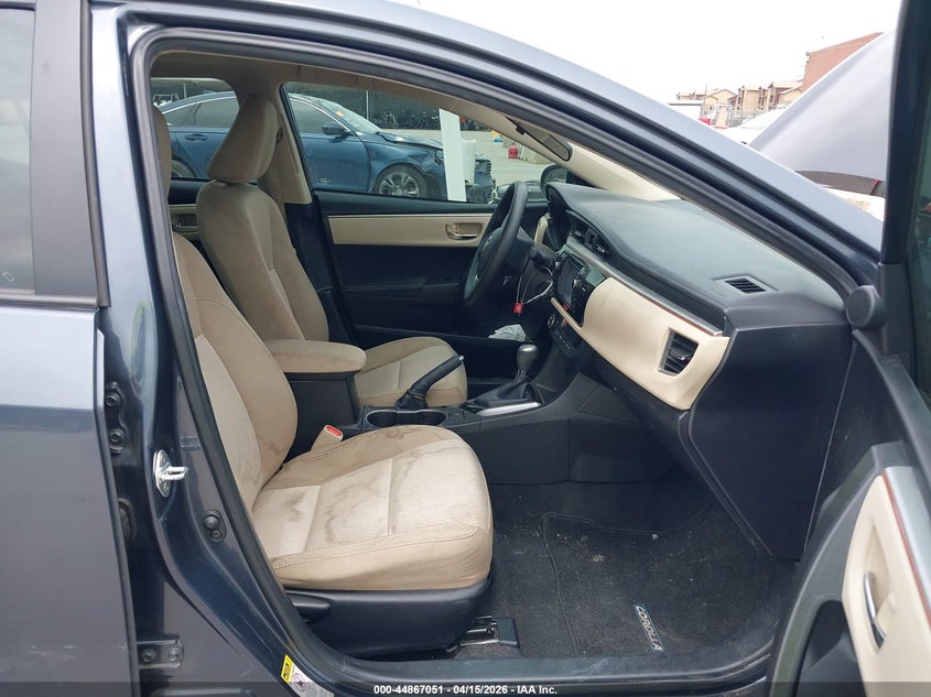 2016 Toyota Corolla Le VIN: 5YFBURHEXGP510163 Lot: 44867051