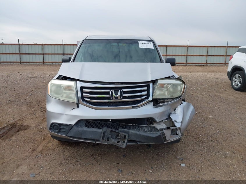 2013 Honda Pilot Lx VIN: 5FNYF3H22DB037860 Lot: 44867067