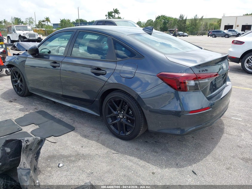 2026 Honda Civic 2.0 Sport grey Lot 111044867080 Vin 2HGFE2F55TH525941
