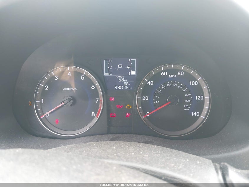 2016 Hyundai Accent Se VIN: KMHCT4AE1GU054105 Lot: 44867112