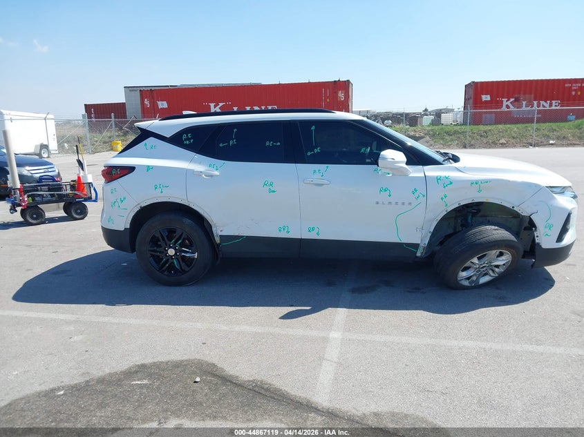 2022 Chevrolet Blazer Awd 2Lt VIN: 3GNKBHR46NS225456 Lot: 44867119