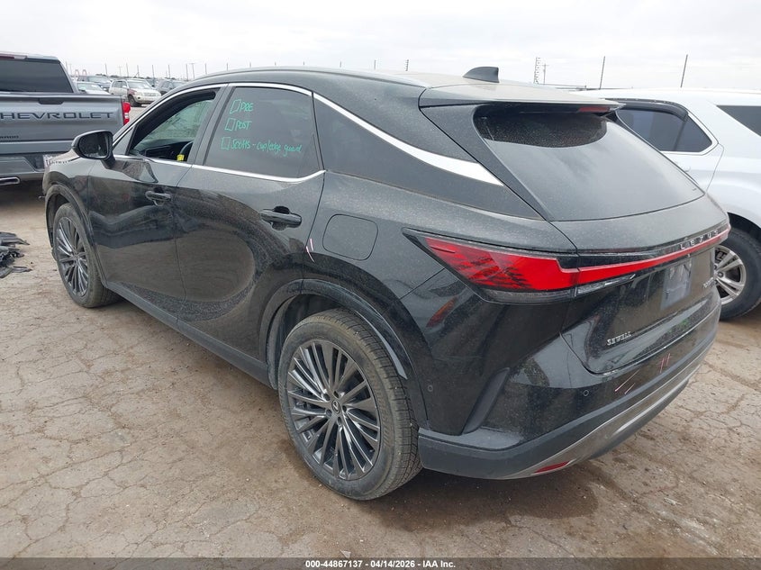 2023 Lexus Rx 2.4 Rx 350 Luxury black Lot 111044867137 Vin 2T2BAMBA8PC002321