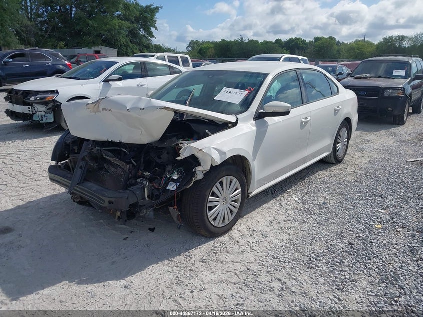 2014 VOLKSWAGEN PASSAT SEDAN 2.5L I-5 DOHC, VVT, 170HP