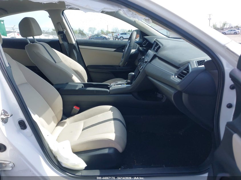 2017 Honda Civic 2.0 Lx white Lot 111044867176 Vin 19XFC2F50HE015343