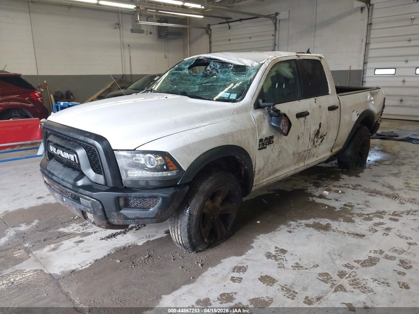 2022 Ram 1500 3.6 Ram Classic Warlock 4X4 6'4 Box white Lot 111044867253 Vin 1C6RR7GGXNS237493