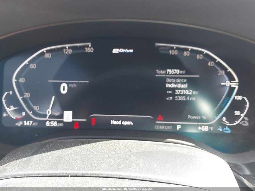 2020 BMW 530E Iperformance VIN: WBAJA9C05LCE35200 Lot: 44867259