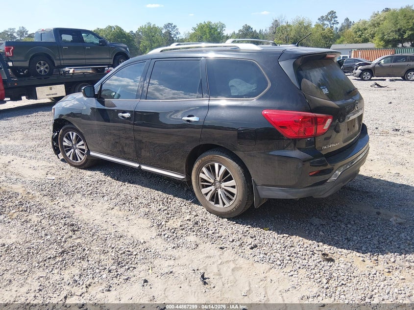 2017 Nissan Pathfinder 3.5 S black Lot 111044867299 Vin 5N1DR2MN3HC909929