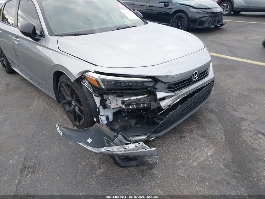 2023 Honda Civic 2.0 Sport Grey Lot 111044867314 Vin 2HGFE2F59PH512583