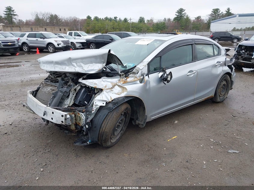 2013 Honda Civic 1.8 Ex silver Lot 111044867337 Vin 2HGFB2F81DH525021