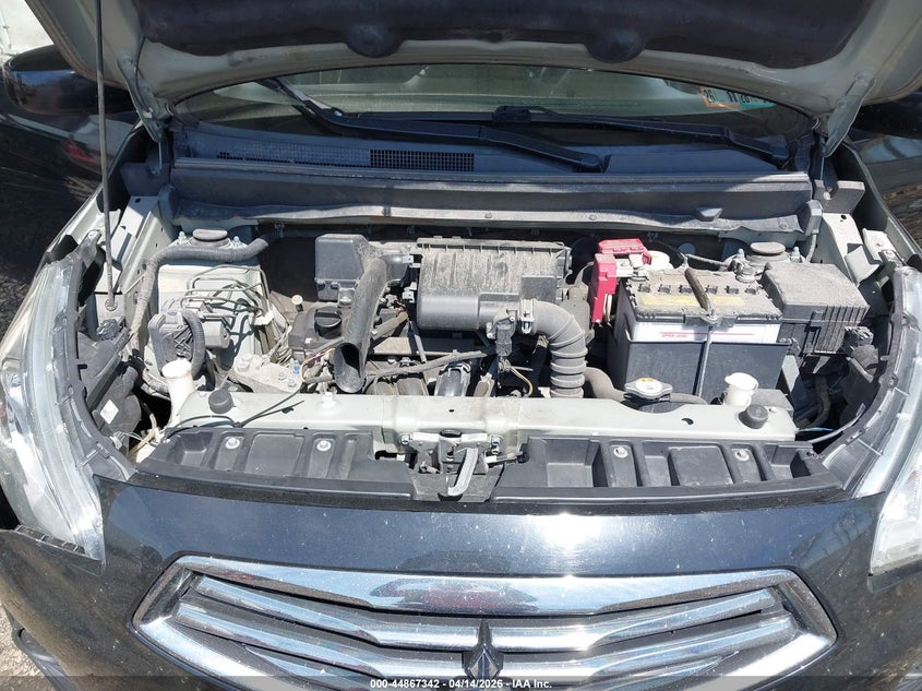 2019 Mitsubishi Mirage G4 Es VIN: ML32F3FJ8KHF18506 Lot: 44867342