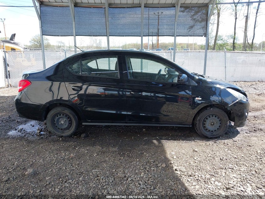 2019 Mitsubishi Mirage G4 Es VIN: ML32F3FJ8KHF18506 Lot: 44867342