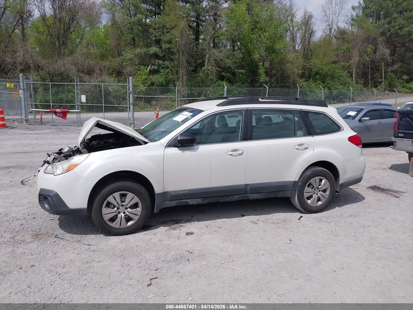 2013 Subaru Outback 2.5I VIN: 4S4BRBAC7D3324162 Lot: 44867401