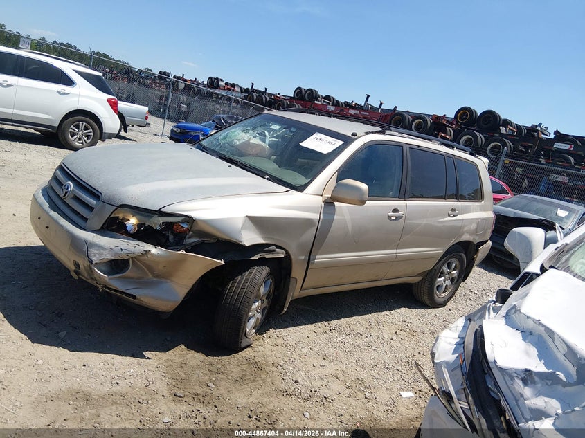 2006 Toyota Highlander Sport V6/V6 VIN: JTEGP21A760100050 Lot: 44867404