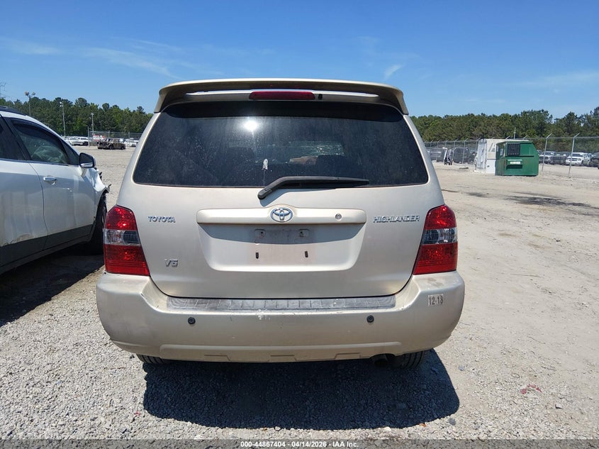 2006 Toyota Highlander Sport V6/V6 VIN: JTEGP21A760100050 Lot: 44867404