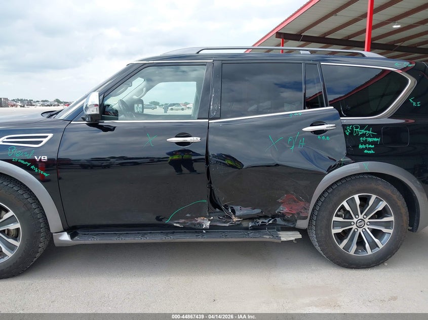 2020 Nissan Armada Sl 2Wd VIN: JN8AY2ND3L9112607 Lot: 44867439