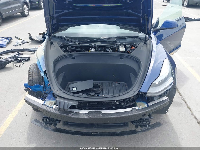 5YJ3E1EA2PF585066 2023 Tesla Model 3 Rear-Wheel Drive blue