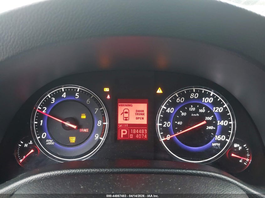 2007 Infiniti G35X VIN: JNKBV61F87M809845 Lot: 44867483