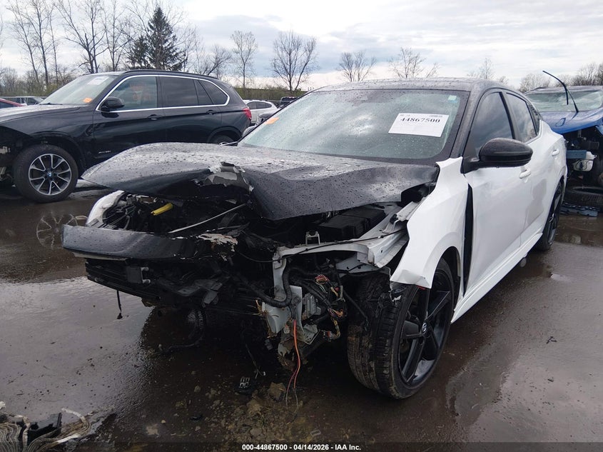 2022 Nissan Sentra Sr Xtronic Cvt VIN: 3N1AB8DVXNY291870 Lot: 44867500