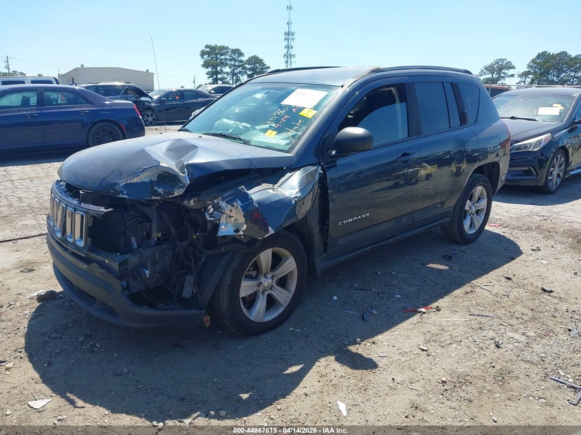 Vin: 1c4njdbb3gd510967, lot: 45364826, jeep compass sport 20162