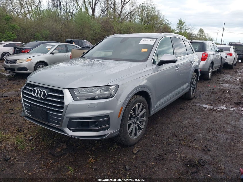 2018 Audi Q7 3.0 3.0t Premium Silver Lot 111044867528 Vin WA1LAAF78JD051058