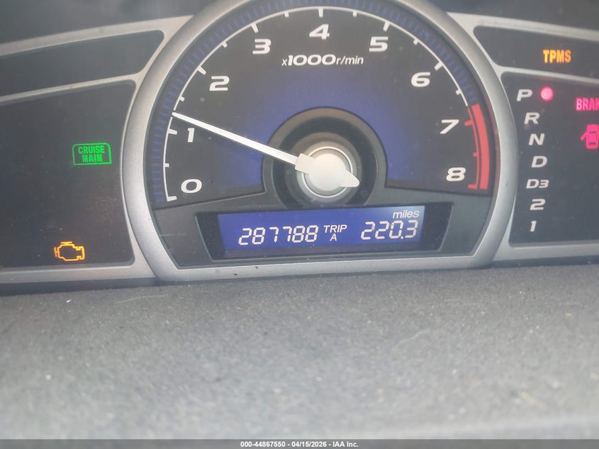 2008 Honda Civic Lx VIN: 2HGFG12698H576773 Lot: 44867550