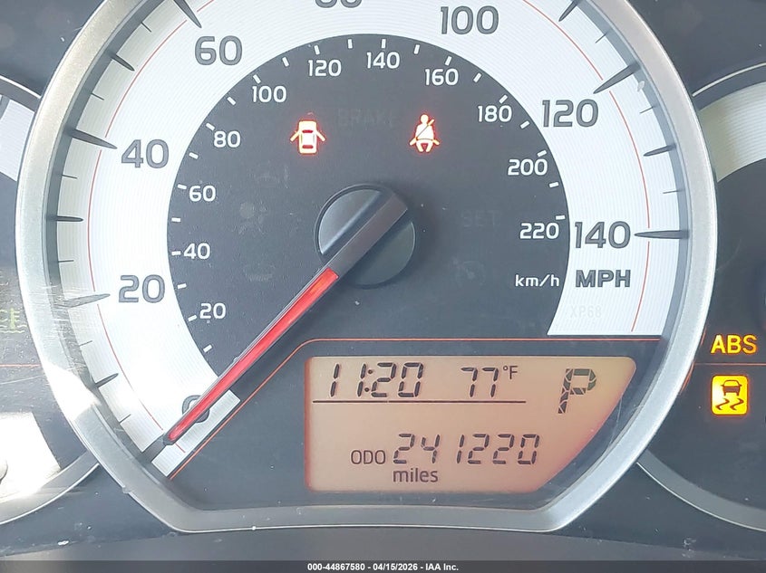 2012 Toyota Yaris Se VIN: JTDKTUD36CD524861 Lot: 44867580