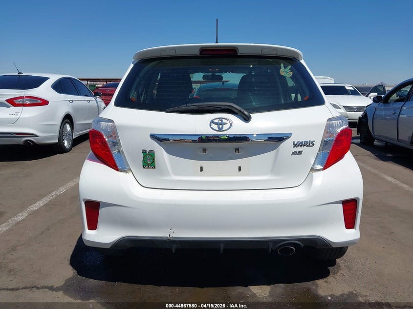 2012 Toyota Yaris Se VIN: JTDKTUD36CD524861 Lot: 44867580