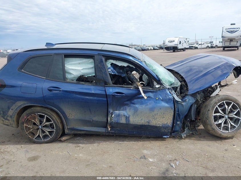 2022 BMW X3 xDrive30I VIN: 5UX53DP07N9N28548 Lot: 44867683