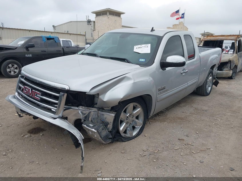2013 Gmc SIERRA 5.3 1500 Sle silver Lot 111044867711 Vin 1GTR1VE08DZ394567