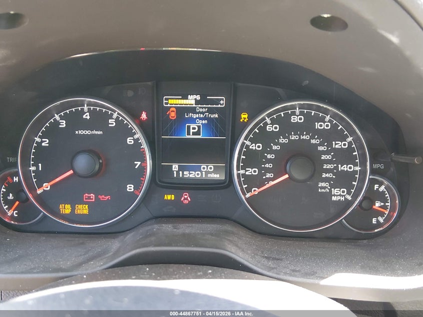 2013 Subaru Outback 3.6R Limited VIN: 4S4BRDLC8D2267937 Lot: 44867751