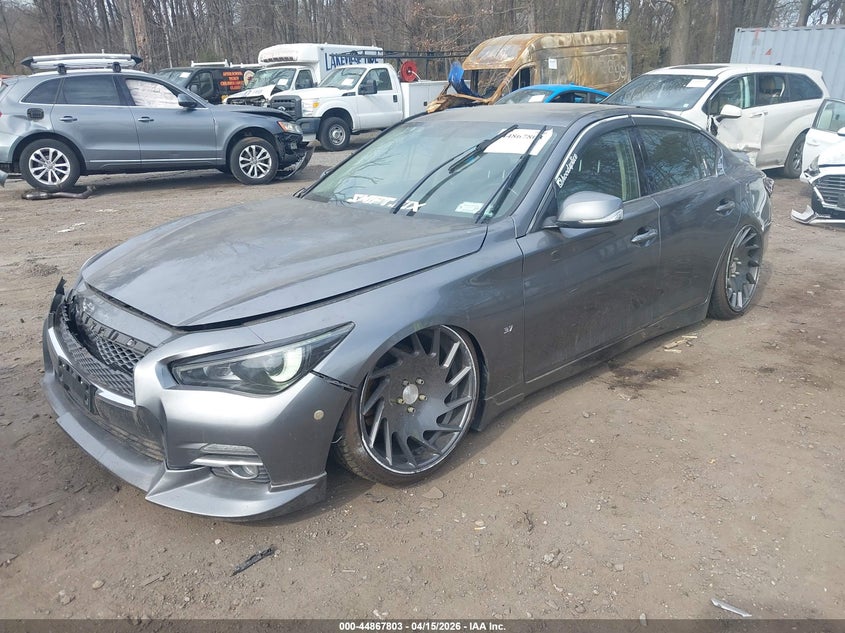 2015 Infiniti Q50 Premium VIN: JN1BV7ARXFM406260 Lot: 44867803
