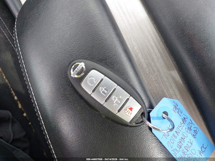 2018 Nissan Murano Sv VIN: 5N1AZ2MH0JN131810 Lot: 44867806