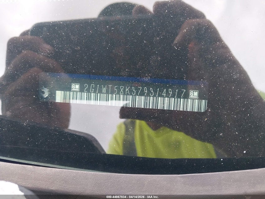 2007 Chevrolet Impala Lt VIN: 2G1WT58K379314917 Lot: 44867834