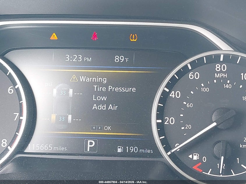 2019 Nissan Maxima 3.5 S VIN: 1N4AA6AV5KC380037 Lot: 44867904