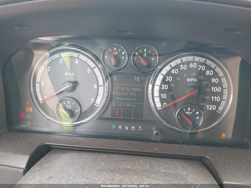 2009 Dodge Ram 1500 Laramie VIN: 1D3HV13T49S778584 Lot: 44868064