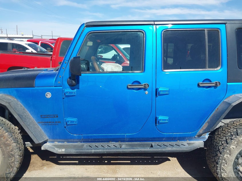 2016 Jeep Wrangler Unlimited Sport VIN: 1C4BJWDG1GL251179 Lot: 44868092