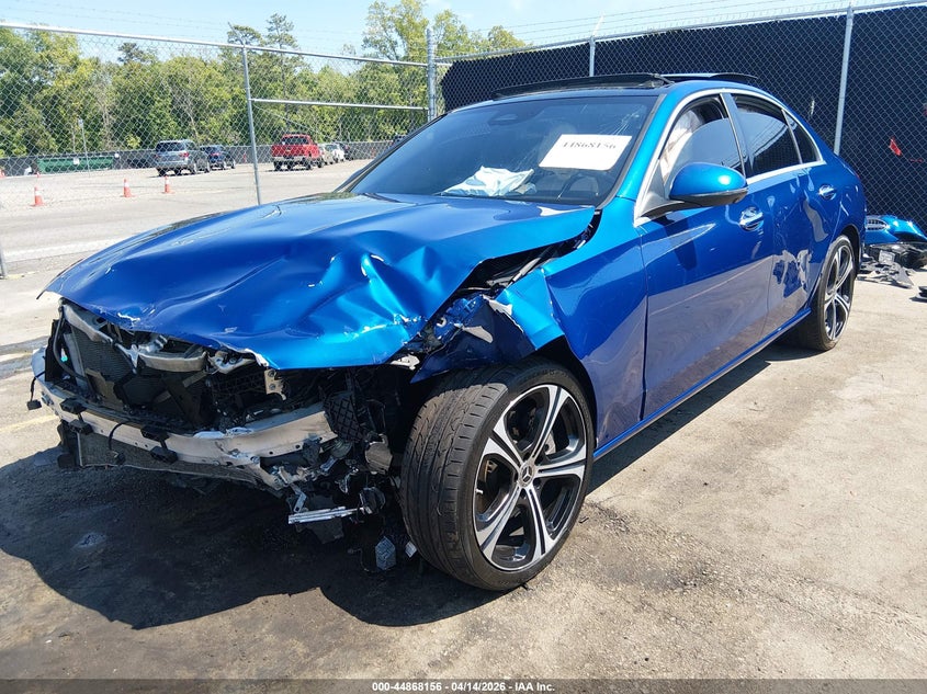 2022 Mercedes-Benz C 300 Sedan VIN: W1KAF4GB2NR019031 Lot: 44868156