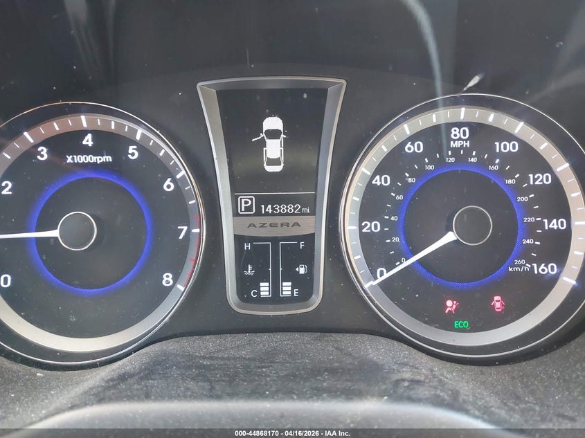 2014 Hyundai Azera VIN: KMHFG4JG2EA375944 Lot: 44868170