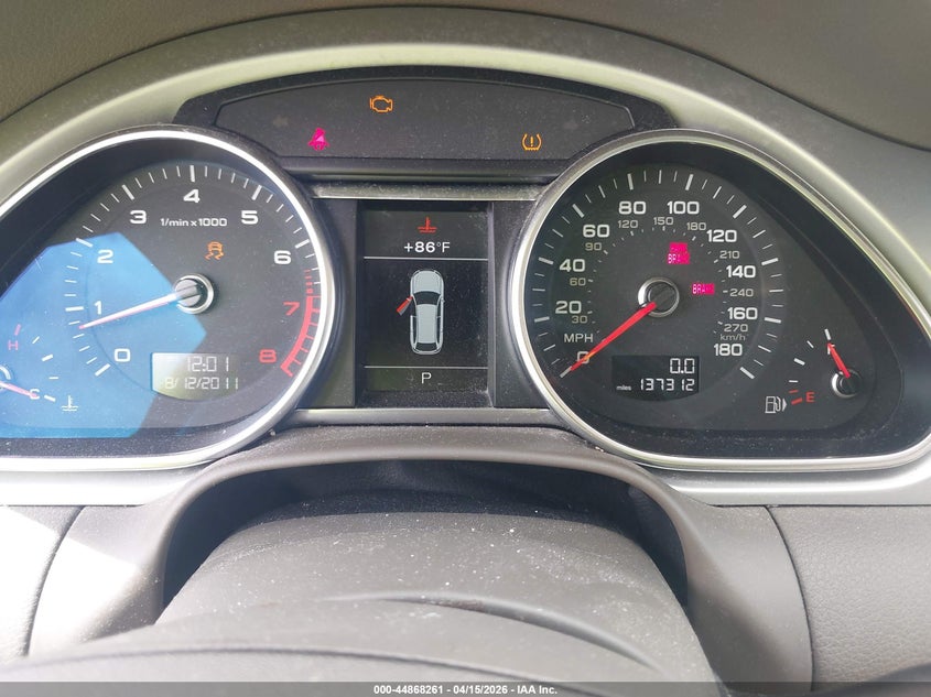 2012 Audi Q7 3.0T S Line Prestige VIN: WA1DGAFE6CD008617 Lot: 44868261