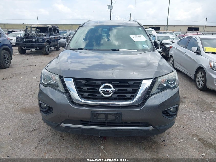 2019 Nissan Pathfinder 3.5 Sv grey Lot 111044868262 Vin 5N1DR2MN2KC607149