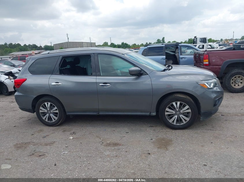 2019 Nissan Pathfinder 3.5 Sv grey Lot 111044868262 Vin 5N1DR2MN2KC607149