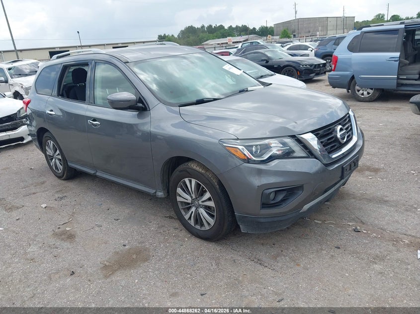 2019 Nissan Pathfinder 3.5 Sv grey Lot 111044868262 Vin 5N1DR2MN2KC607149