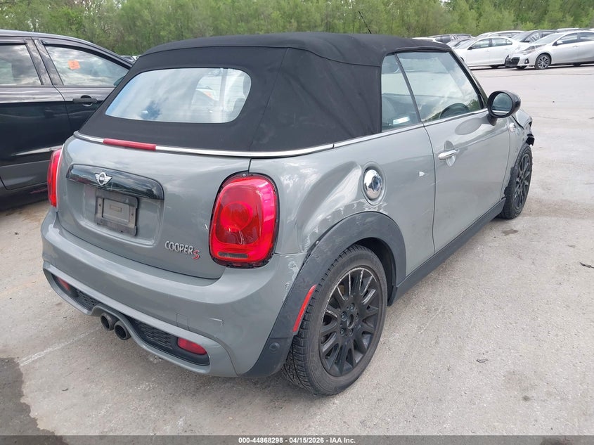 Vin: wmwwg9c55g3a91454, lot: 45365609, mini convertible cooper s 20164