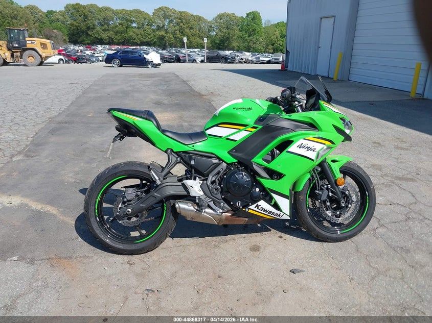 2025 Kawasaki Ninja Kawasaki Ex650 P green Lot 111044868317 Vin ML5EXEP19SDAE2300