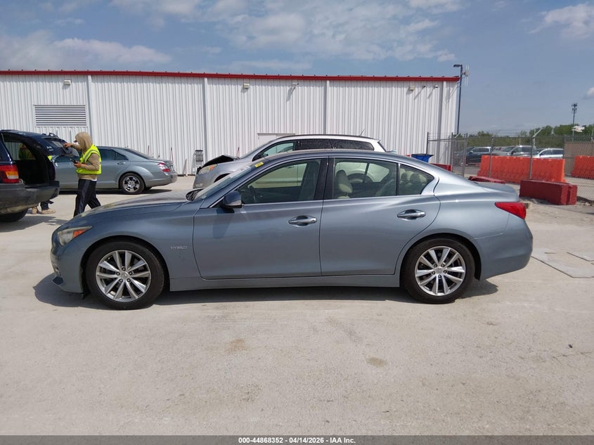 2014 Infiniti Q50 Hybrid Premium VIN: JN1AV7AP3EM690923 Lot: 44868352