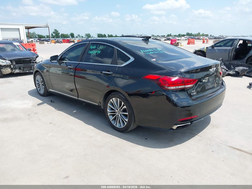 Vin: kmhgn4je9hu180418, lot: 45365704, genesis g80 3.8 20173