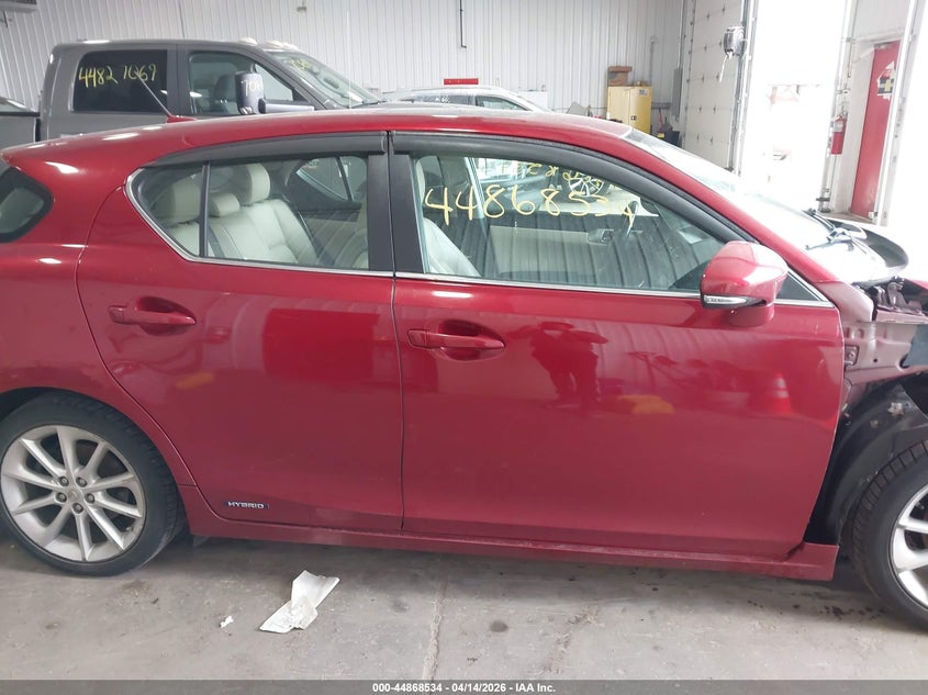 2013 Lexus Ct 200H VIN: JTHKD5BH4D2145919 Lot: 44868534