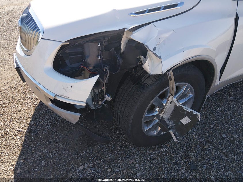 2012 Buick Enclave 3.6 Premium white Lot 111044868537 Vin 5GAKVDED6CJ201785