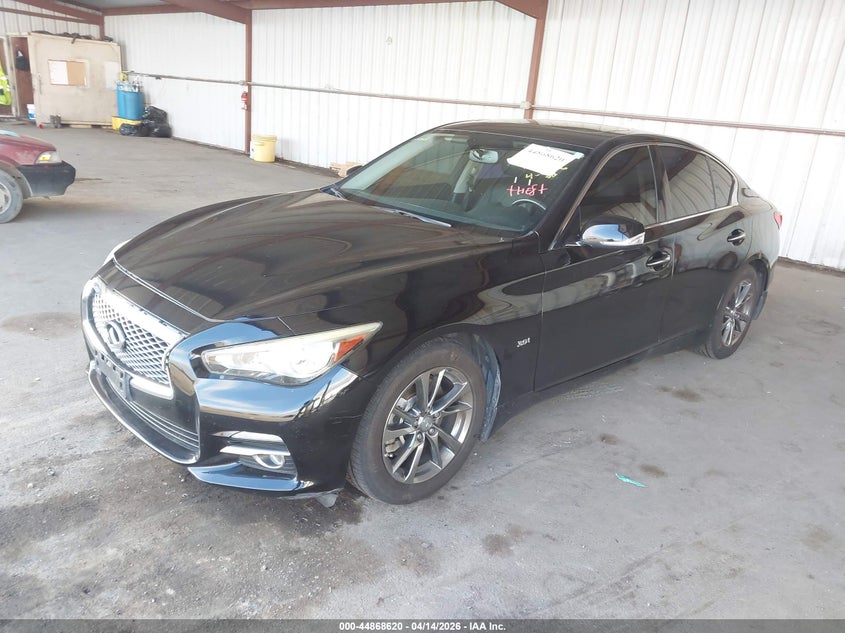 2017 Infiniti Q50 3.0 3.0T Signature Edition black Lot 111044868620 Vin JN1EV7AP2HM742595