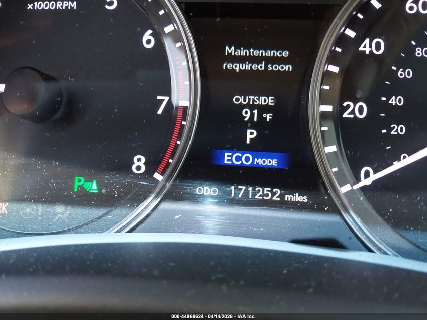 2013 Lexus Gs 350 VIN: JTHCE1BL9D5001537 Lot: 44868624